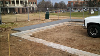 RDU Paving - sidewalk for Raleigh Peace College