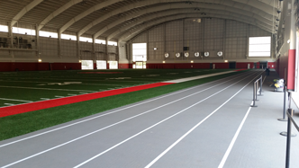 Indoor track paving NC State University