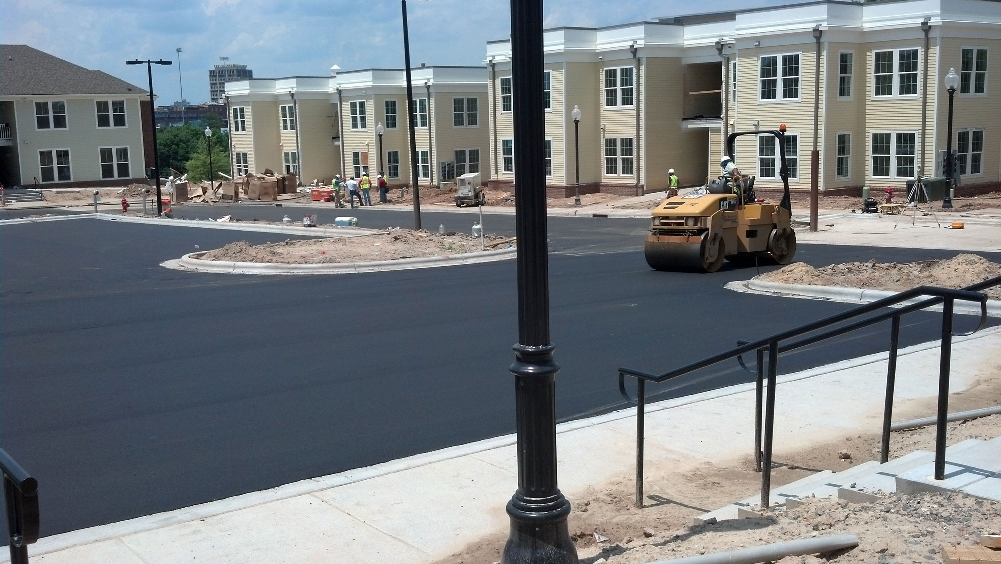 RDU Paving Parking lot Durham Southside East Apartments