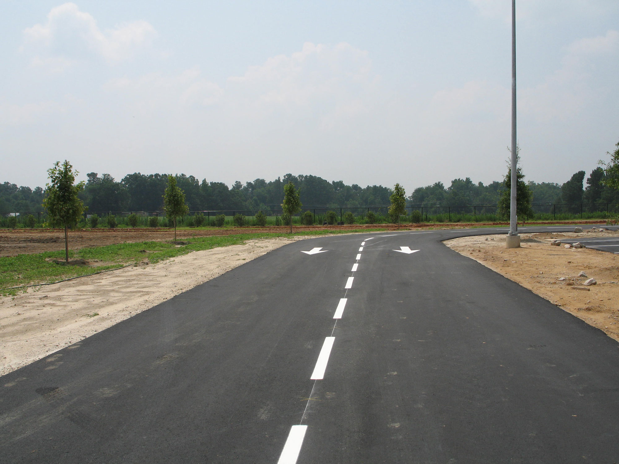 RDU Paving Parking lot Durham Southside East Apartments