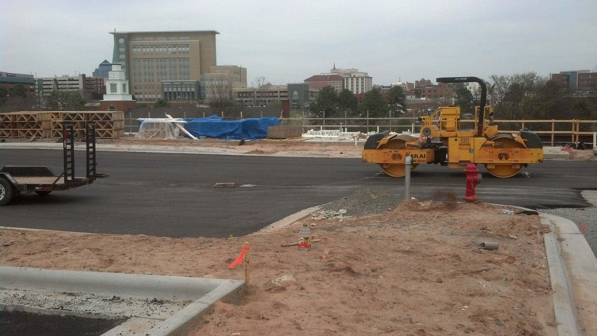 RDU Paving Parking lot Durham Southside East Apartments